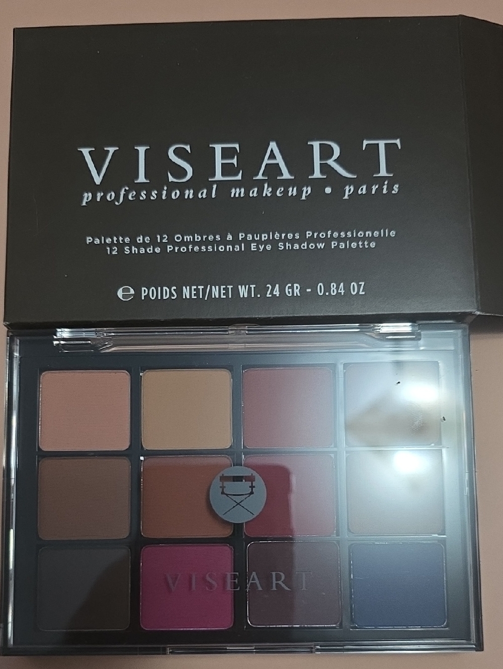 Viseart 12-Shade Eyeshadow Palette — Neutral Matte